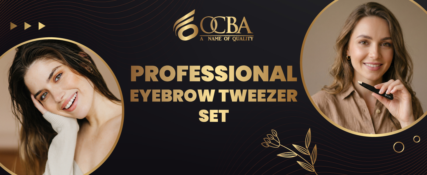 Professional Eyebrow Tweezer Set