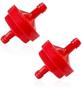 Gasedin 2 PCS Gas Fuel Filter, Lawn Mower 1/4" Inline Gas Fuel Filter, Replacement for OEM Number...