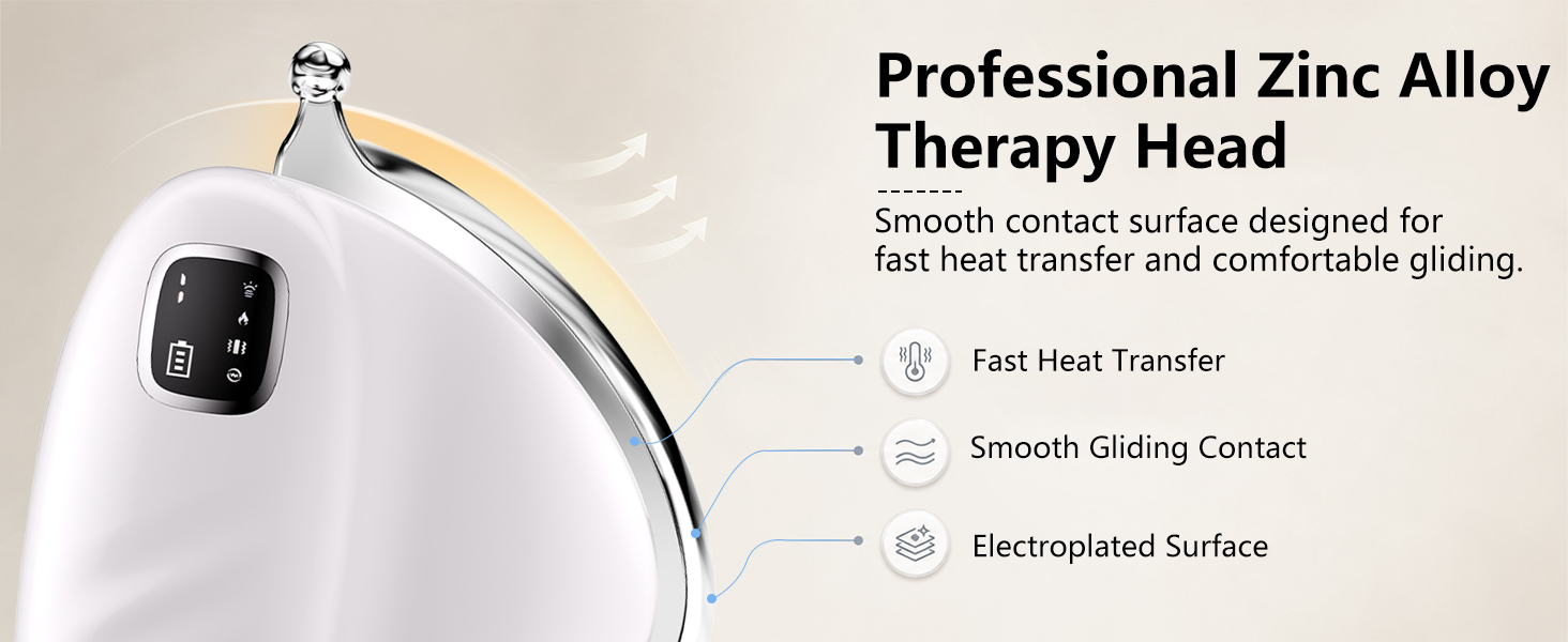 Professional Zinc Alloy Therapy Head
