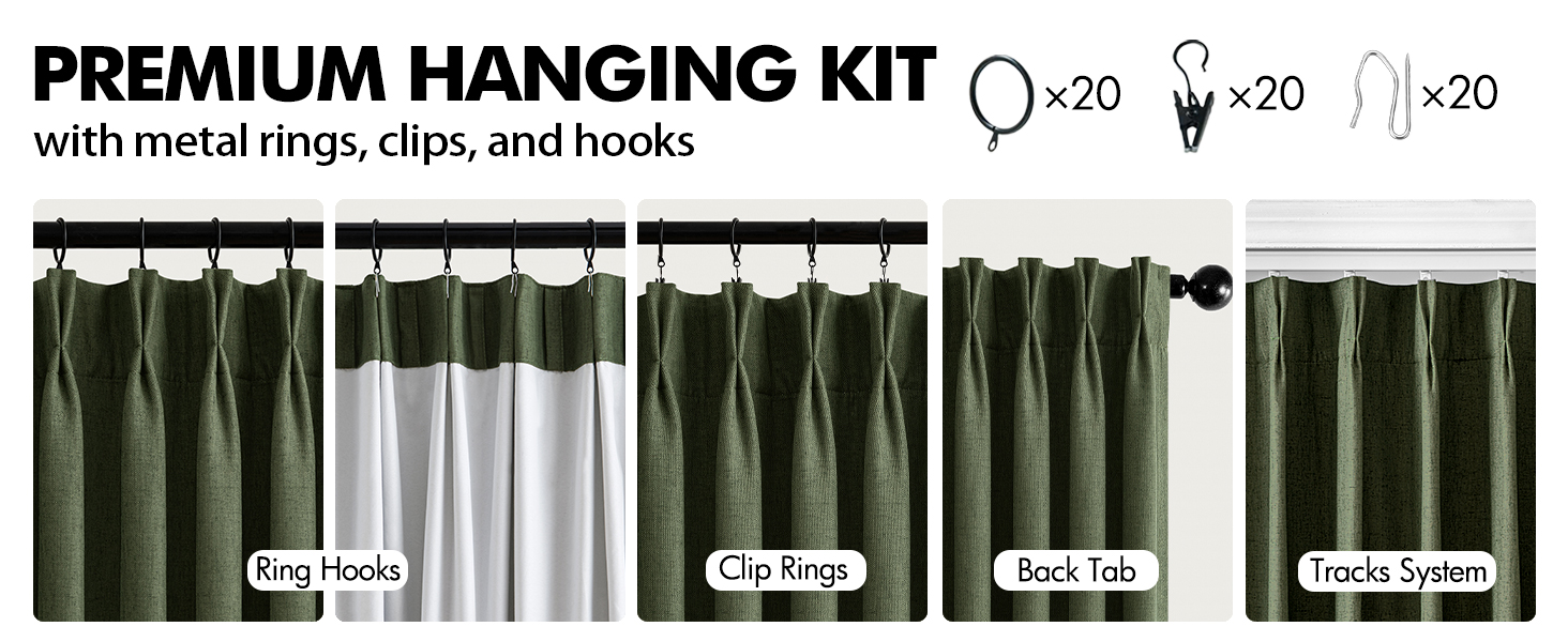 curtains with hooks