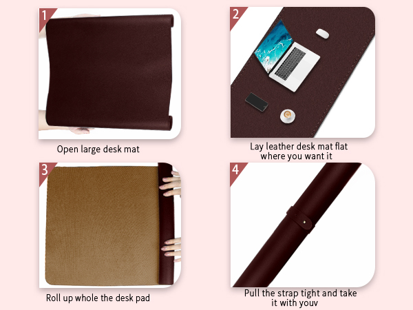 leather desk pad