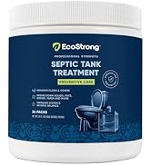 Septic Tank Treatment Packets | Enzyme Rapid Action Breaks Down Grease, Paper, Organic Solids - C...