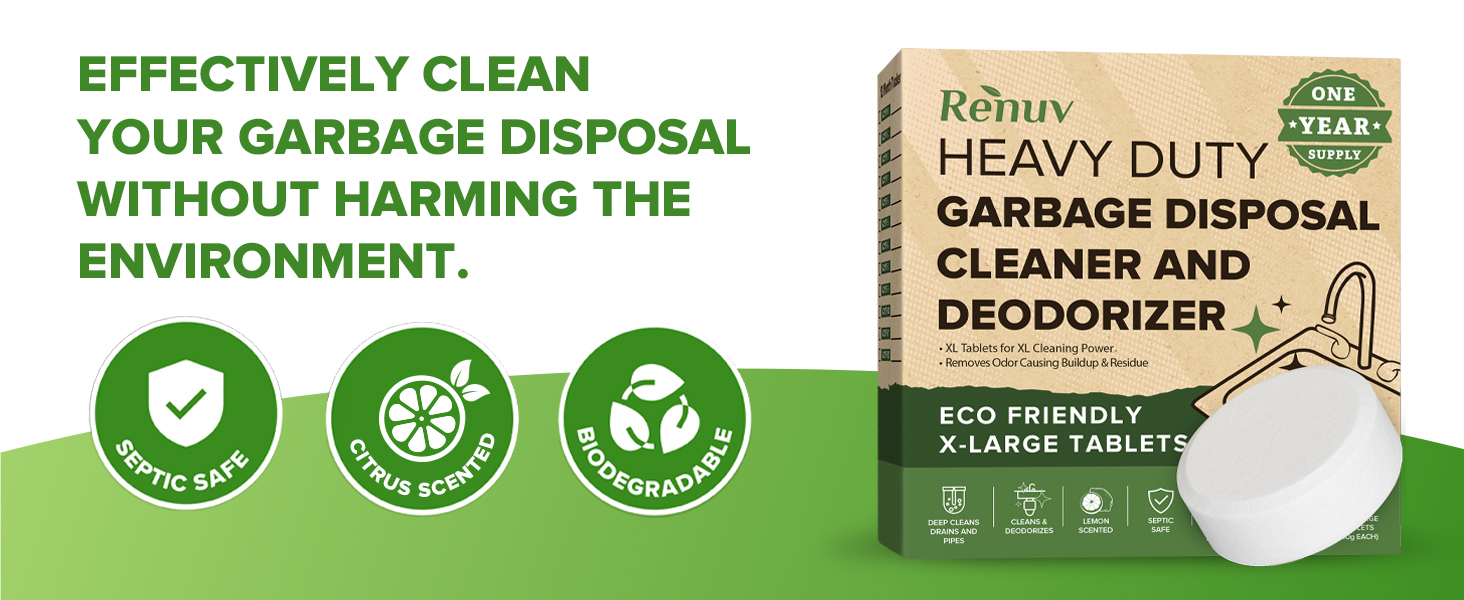 sink disposal cleaner deodoirzer
