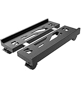 Adjustable Mobile CPU Stand, Ventilated Computer Tower Stand PC Tower Stand with 4 Caster Wheels ...