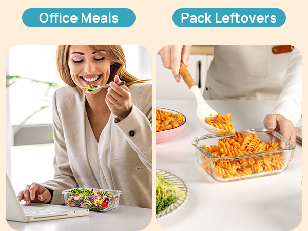 glass lunch containers with lids