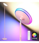 Bright Floor Lamp,42W 3700LM LED Torchiere Floor Lamps for Living Room, 71in Modern Tall Standing...