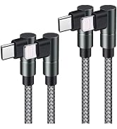 USB C to Lightning Cable MFi Certified PD Fast iPhone 12 Charging 6ft Cable 90 Degree Type C Char...