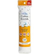 Lily Bell Cotton Rounds Oval Cotton Pads for Face Makeup Remover Pads 100% Pure Cotton Pads for N...