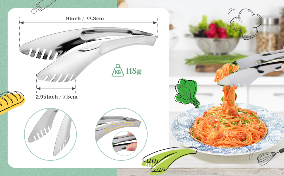 brunch supplies tongs