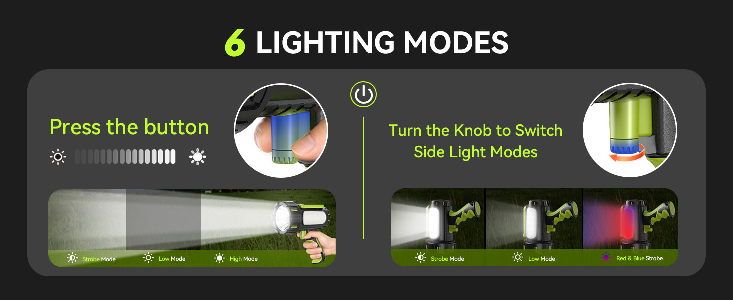 T100 Flashlight Rechargeable