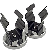 Master Magnetics Ceramic Round Base Magnet with Black Spring Clamp Pack - Heavy-Duty Strong Magne...