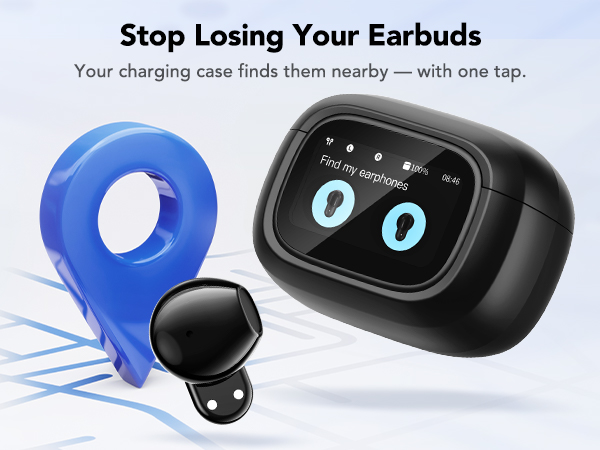 Earbud Case Anti-Loss Feature wireless ear buds earbuds bluetooth