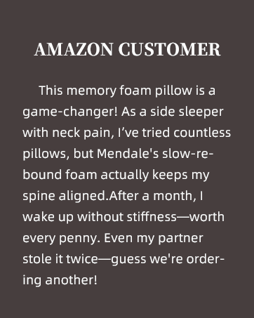 mendale bedding memory foam pillows bed pillow cooling comforter queen size