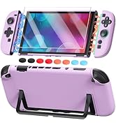 Switch 2 Cute Cover Case, Dockable Hard Protective Shell for Nintendo Switch 2, Split Design, Sli...