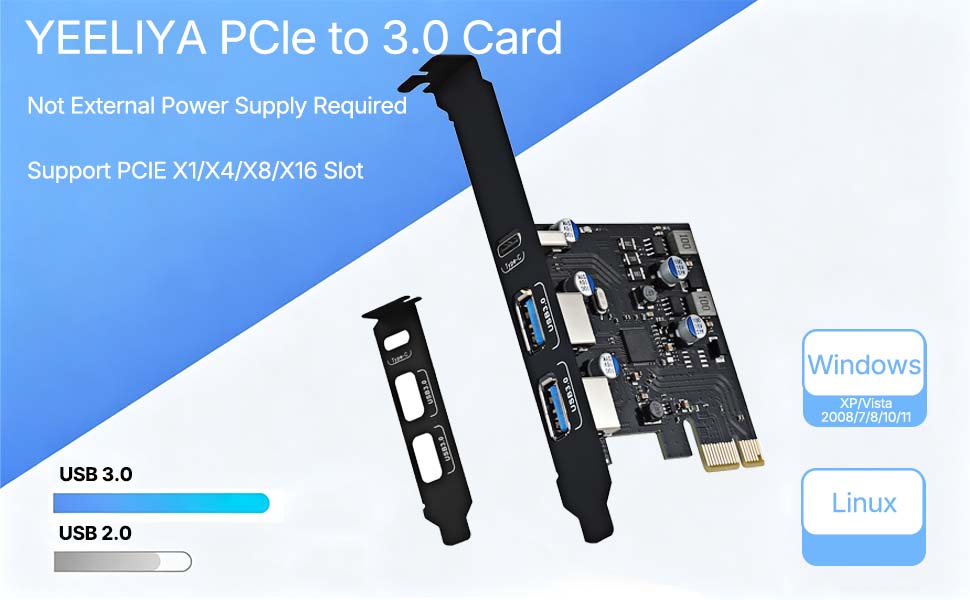 pcie usb expansion card