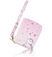 bipkonu Girls Wallet for Kids, Kids Wallet for Girls 6-8 8-10 10-12, Small Cute Cat Leather Toddl...