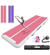 AWSUM Inflatable Gymnastics Mat 10ft/13ft/16ft/20ft/23ft Training mat 4/8 inches Thick tumbling m...