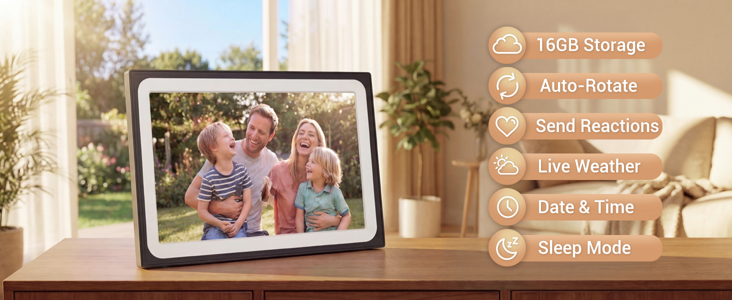 large digital picture frame