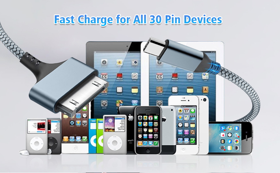 30 Pin to USB C Cable