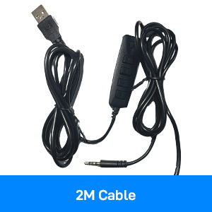 USB cable + 3.5MM 2-in-1 In-line Controls