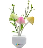 LED Night Light Smart Sensor - iBetterLife 0.6W Color Changing Plug-in Night Lights for Kids Adul...