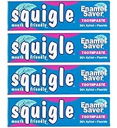 Squigle Enamel Saver Toothpaste (Canker Sore Prevention & Treatment) Prevents Cavities, Perioral ...