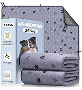 Fostanfly Washable Pee Pads for Dogs, 2 Pack 36
