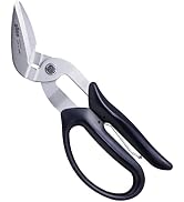 ALLEX Super Hard Spring Loaded Cardboard Scissors, Heavy Duty Shears for Thick Paper and Cardboar...