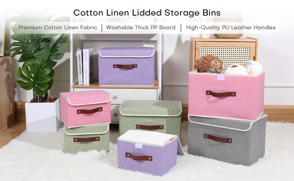 ANMINY Fabric Storage Bins