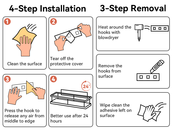 Adhesive Shower Caddy