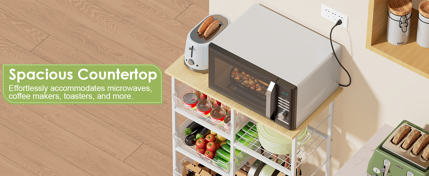 microwave stand kitchen storage cabinets