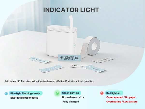 Label Maker with Indicator Light