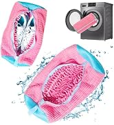 Shoe Washing Machine Bag: Shoe Bag for Washing Machine - Reusable Shoe Cleaning Bag for Sneaker T...