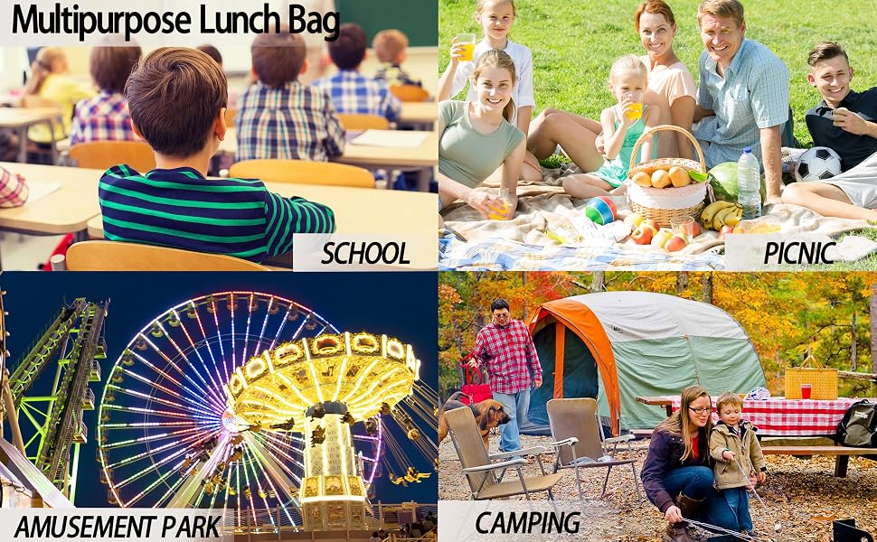Multipurpose multicolor Funny lunch box