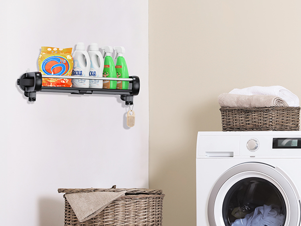 suction shelf for shower wall