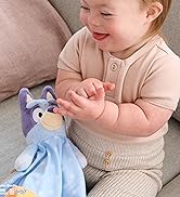 GUND Bluey Sustainably Soft Plush Lovey, Made with Recycled Materials, Baby Blanket with Stuffed ...