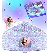 Skywin Air Tent Fort Playhouse for Kids (Mermaid) - Inflatable Kids Fort Sets Up and Stores Away ...