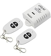RF Remote Control Switch eMylo Smart Wireless Relay Switch AC 110-240V 2000W One Channel Momentar...