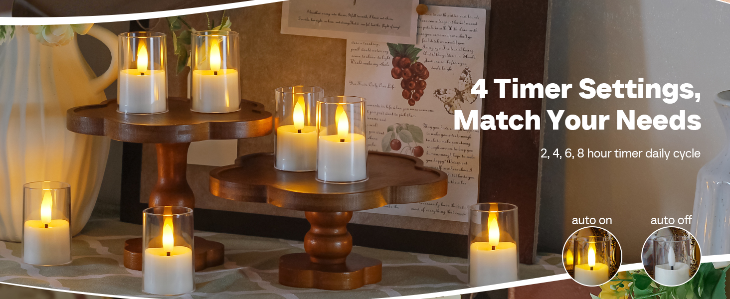flameless tea light candles