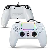 NBCP Gaming 2 Pack for PS5 Wired Controller, PC/Steam, Turbo & Linear Hall-effect Trigge,Wired Co...