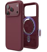 elago Premium Magnetic Silicone Case for iPhone 18 Pro & iPhone 17 Pro | Compatible with MagSafe,...