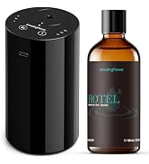 Waterless Essential Oil Diffuser, Portable Aromatherapy Diffuser with Diffuser Oil, Fragrance Oil...