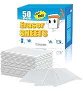 50PCS Magic Sponge Eraser Sheets, Reusable Melamine Sponge Eraser, Thin Nano Cleaner Pads Eraser ...