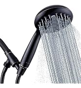 G-Promise Handheld Shower Head High Pressure 6 Spray Settings, Detachable Hand Held Showerhead 4....