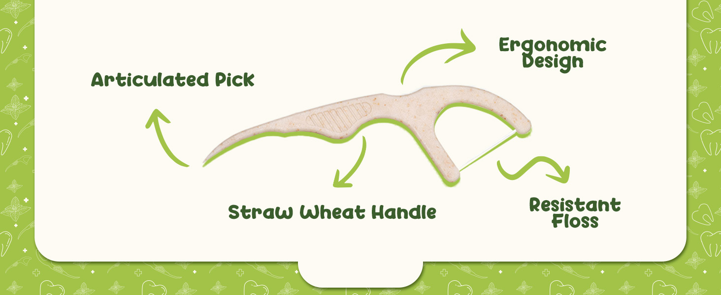 floss picks, dental floss picks, floss threaders, kids floss pick, flossers, dental, straw wheat
