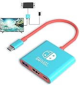 Switch Dock for Nintendo Switch Docking Station,Portable Nintendo TV Adapter Compatible Steam Dec...