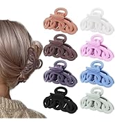 Canitor Hair Clips for Thin Hair 8PCS Claw Clips for Thin Fine Hair Medium Hair Clips for Women H...