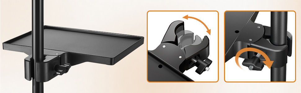 Microphone Stand Tray