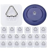 AccEncyc Plate Hangers for the Wall 20 Pack Wall Plate Hangers Vertical Plate Holders Display Hol...