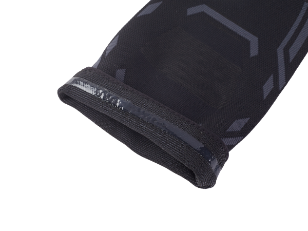 Close up of the silicone lining on the BODYPROX knee sleeves